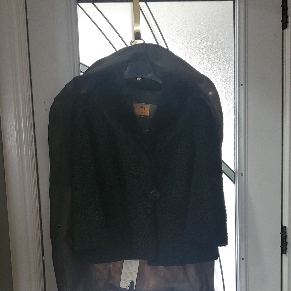 Persian Lamb fur coat.
